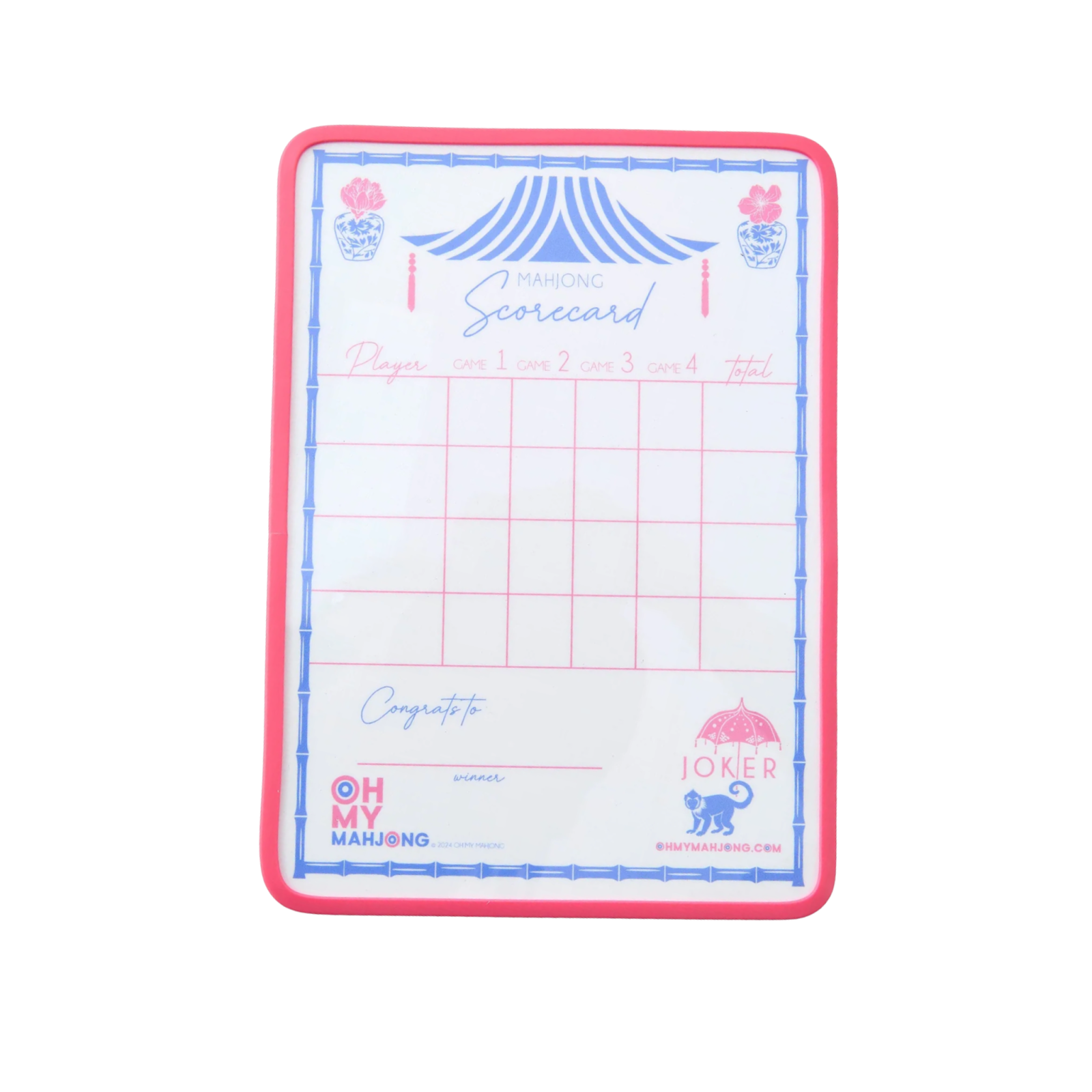 Chinoiserie Scorecard
