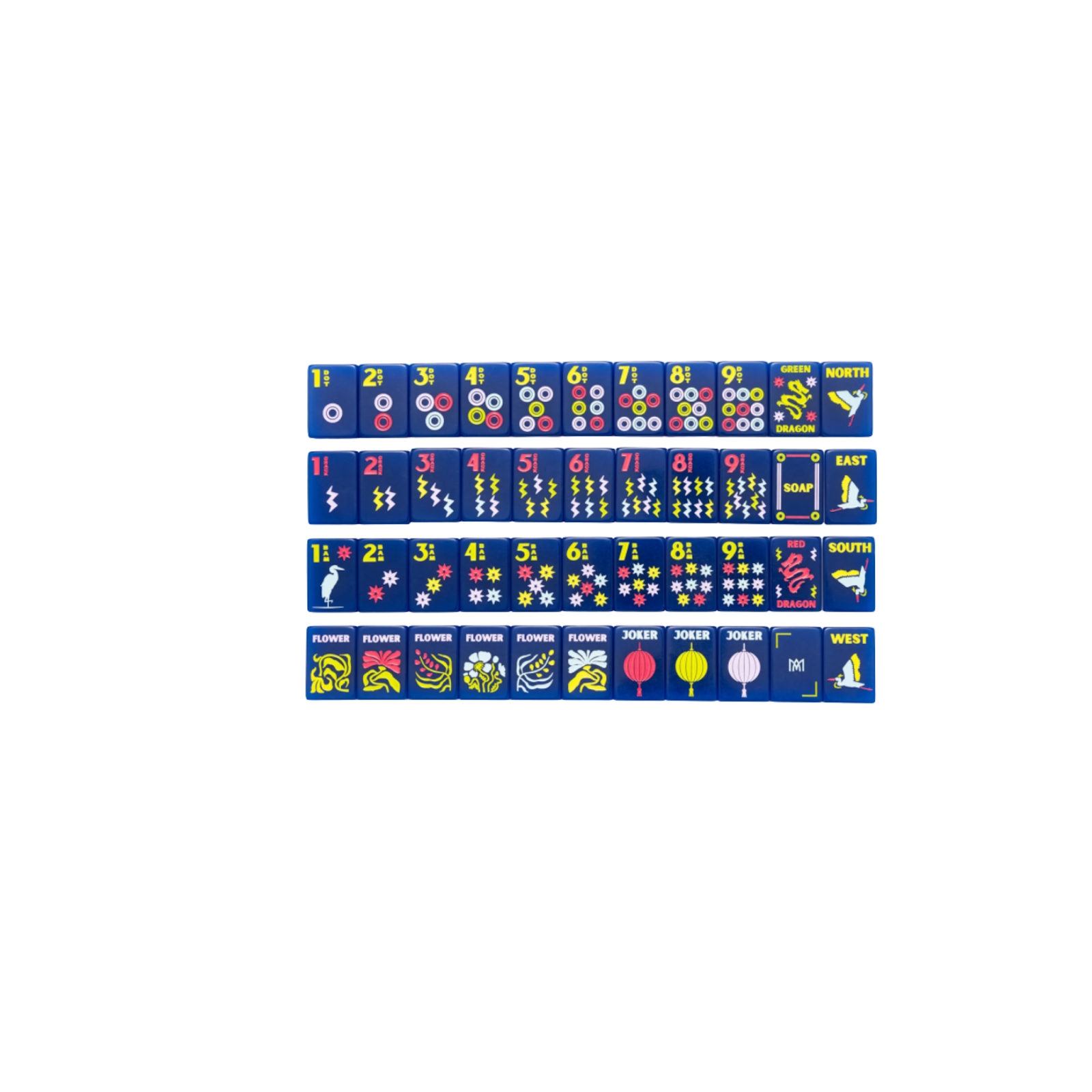 Signature Engraved Tile Set: Navy